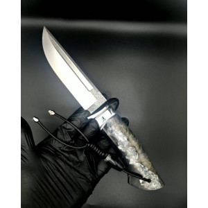 СТАЛЕВА ГРАНЬ авторський ніж ручної роботи Павла Гончаренка, сталь N690™, 61 HRC, купити замовити в Україні. Photo 2